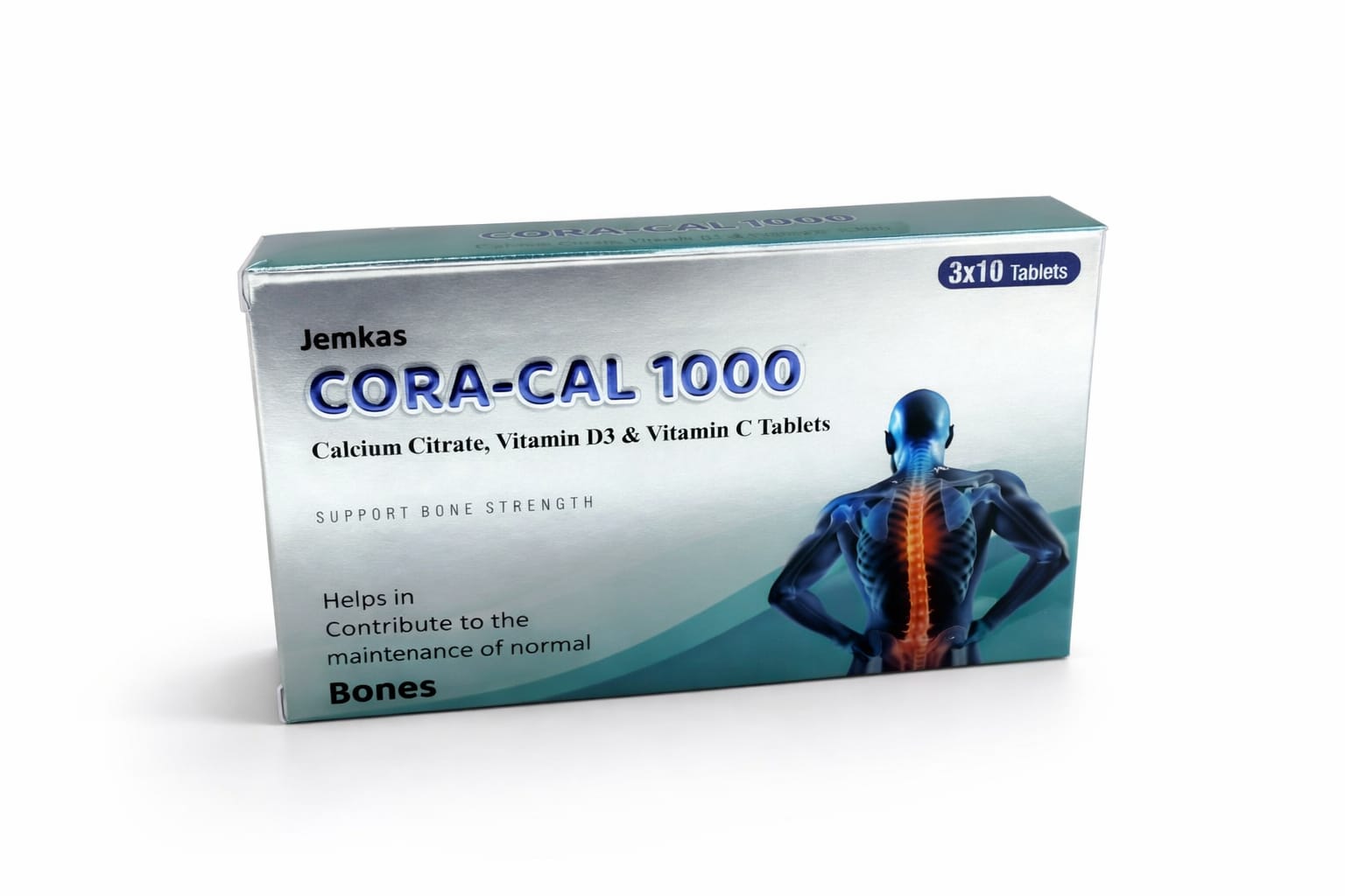 CORA-CAL 1000 TABLETS 30S